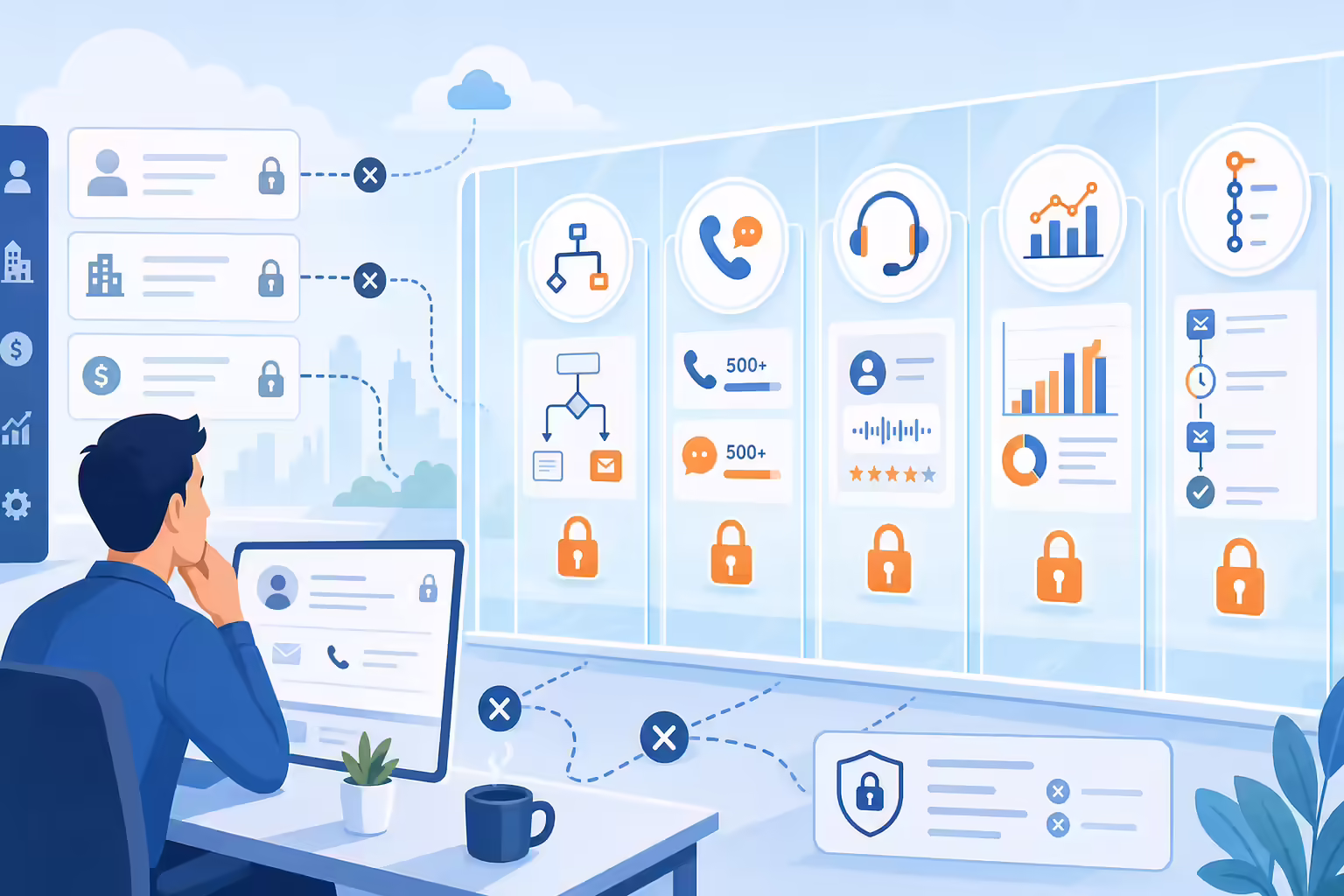 Locked sales automation and coaching features behind a CRM paywall