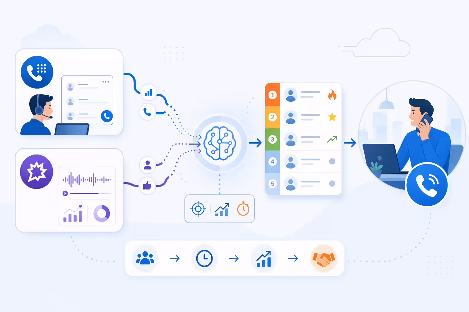 Kixie and Gong connecting prospect insights to prioritized outreach