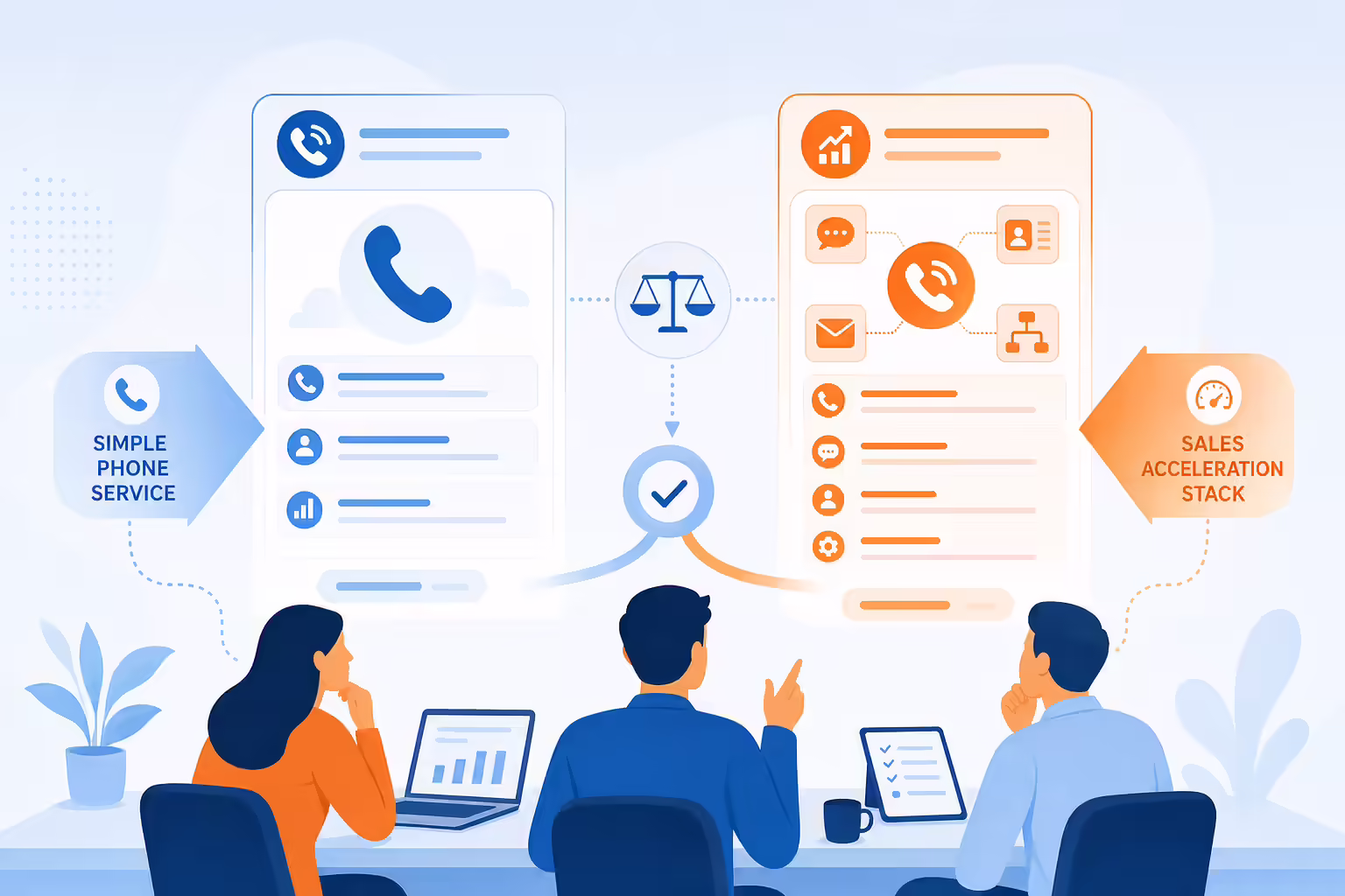 Sales dialer options compared with CRM and calling workflows