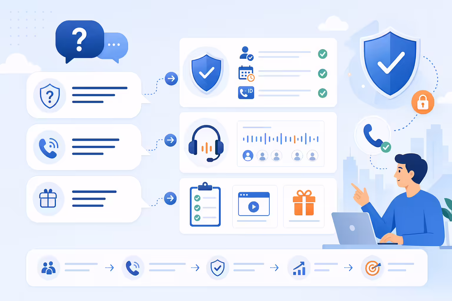 Power dialer FAQ hub with compliance and trial checklist