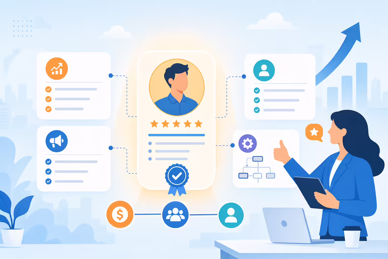 Revenue operations candidate standing out in an interview