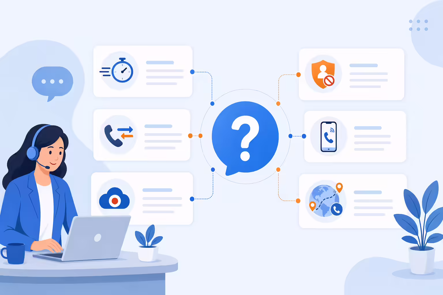 FAQ hub for sales dialer migration, number porting, and caller ID questions