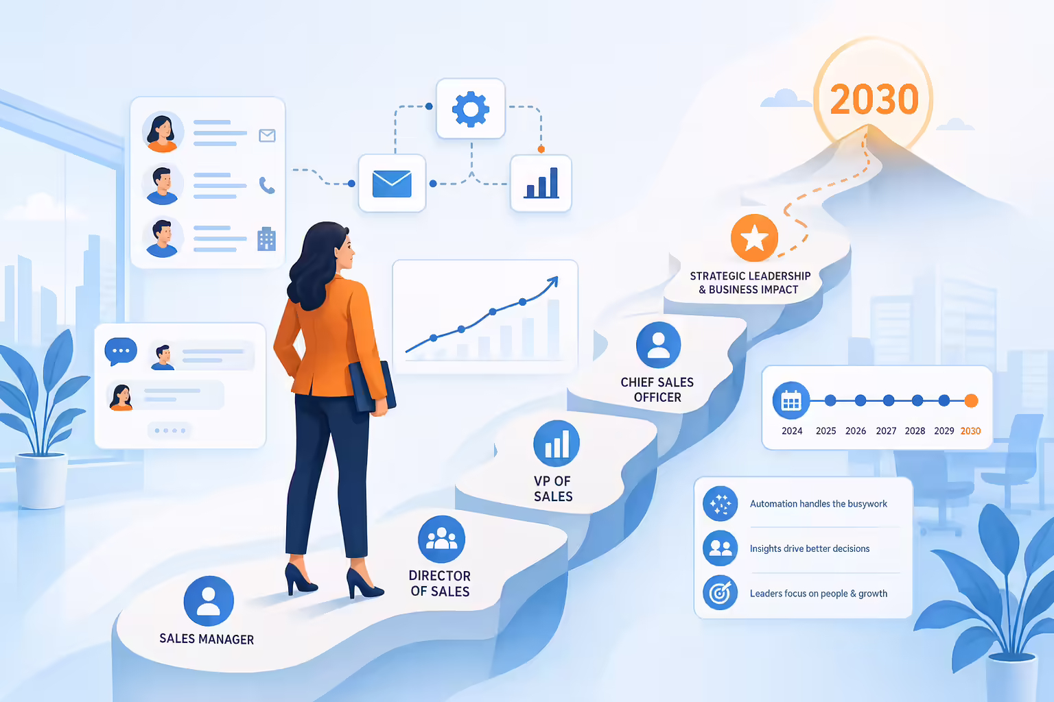 CSO career outlook with automation and sales growth systems