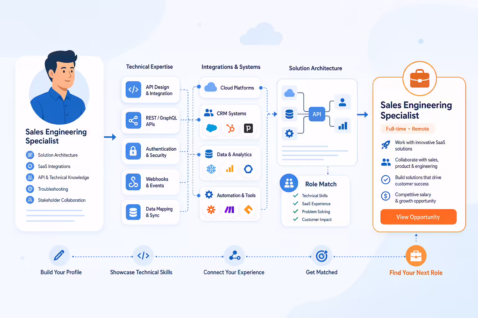 Sales engineering specialist job search with SaaS integrations