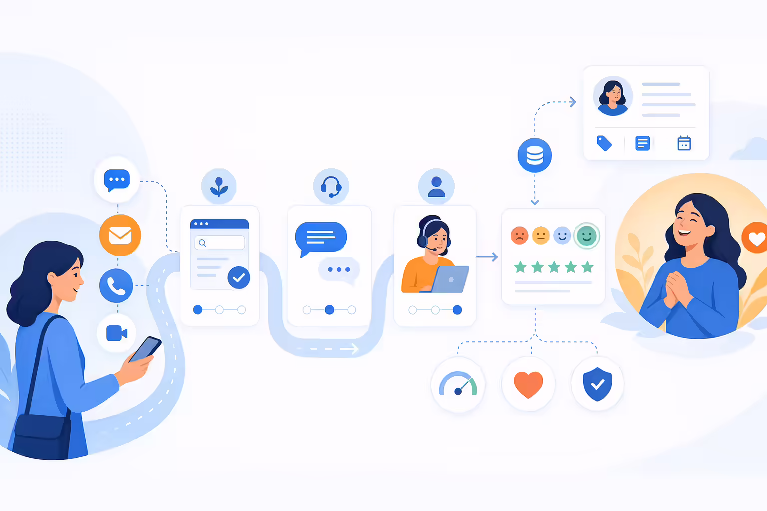 Customer effort score workflow improving customer experience