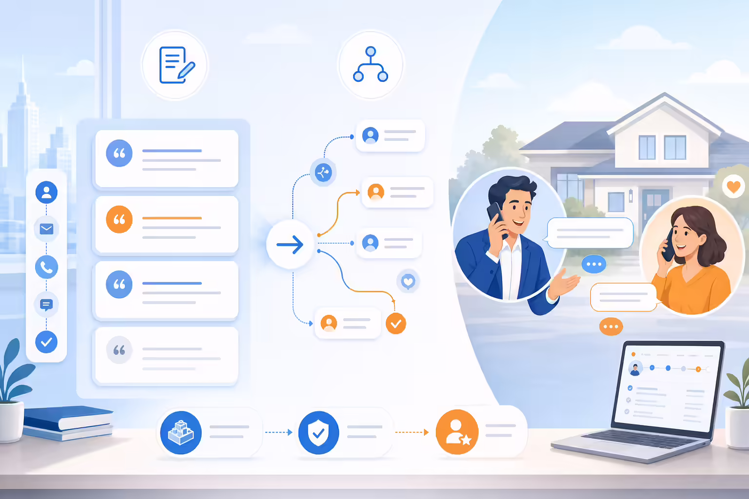 Real estate follow-up scripts becoming natural sales conversations