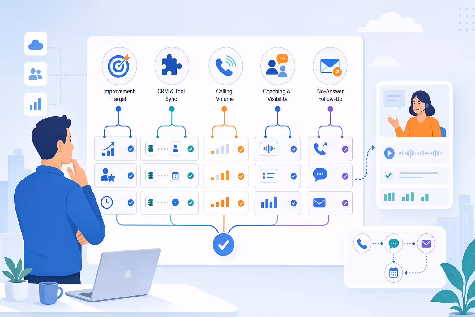 Decision framework for choosing cold calling software by workflow needs