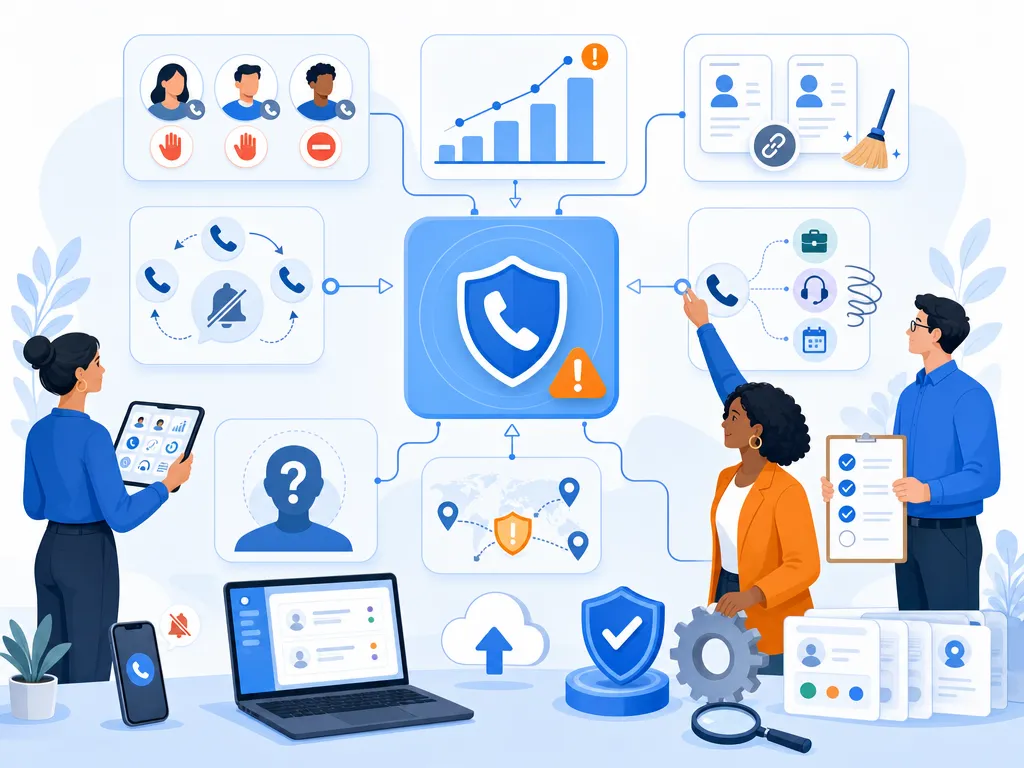 Why your number gets spam labels answer common buyer questions with a concise visual summary illustration