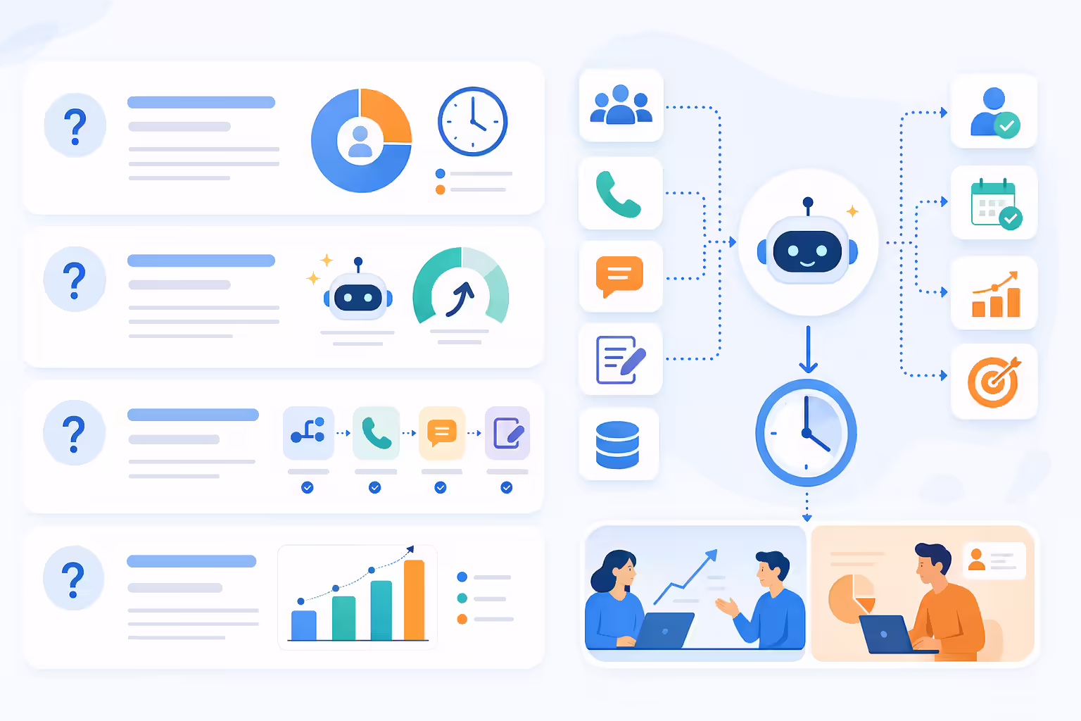 Sales automation statistics questions and workflow metrics