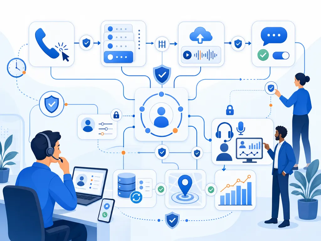 Lead dialer software features to prioritize show compliant workflow guardrails without legal-document imagery illustration