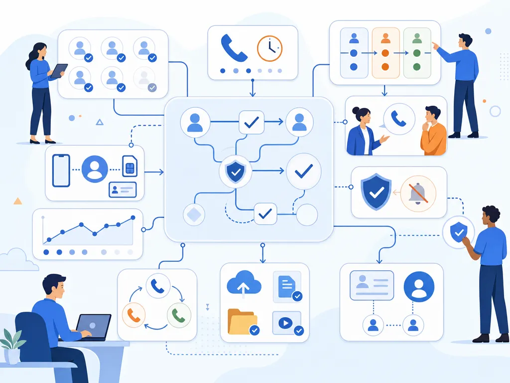 Best practices for caller ID spam prevention answer common buyer questions with a concise visual summary illustration