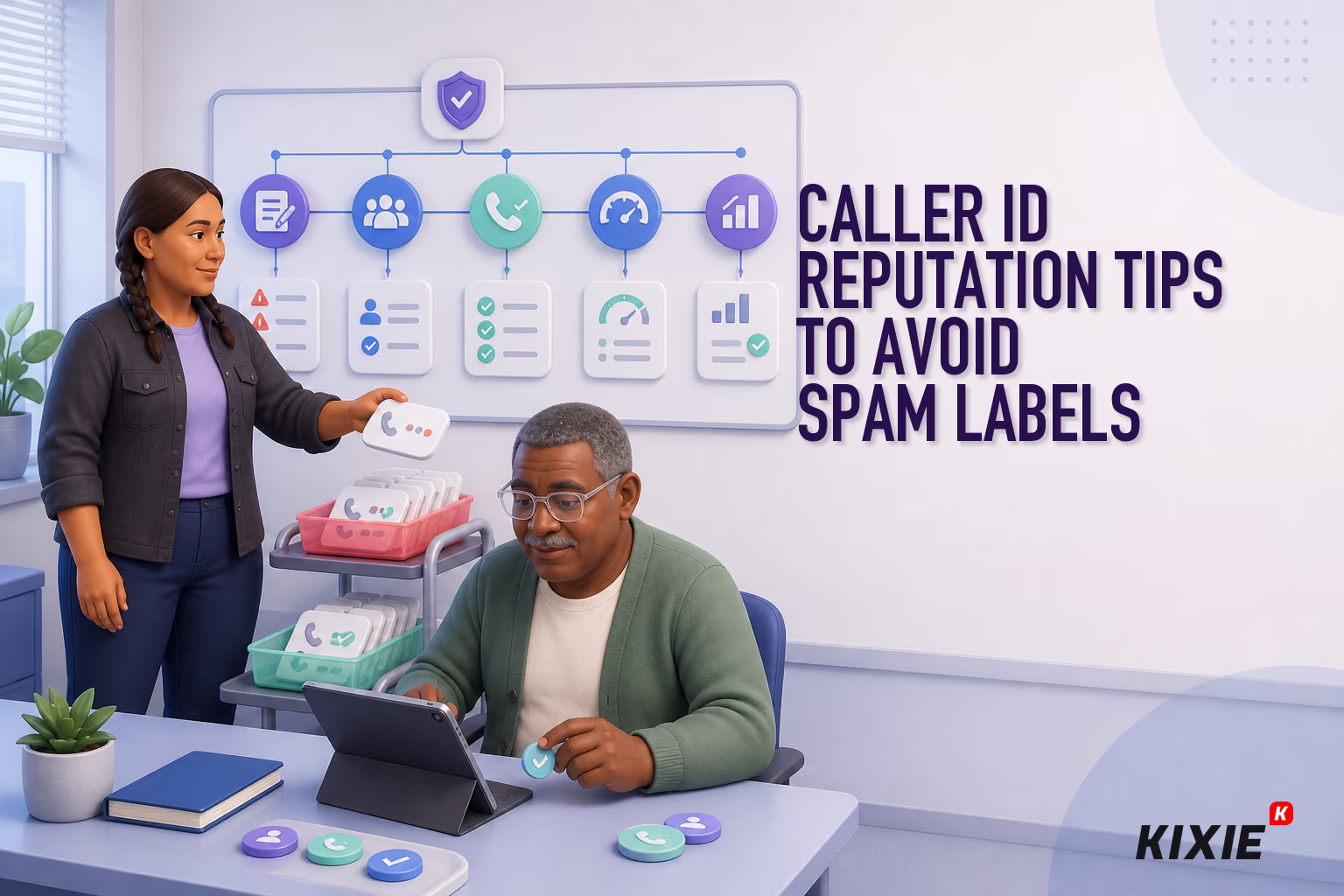 Illustration for Caller ID Reputation Tips to Avoid Spam Labels