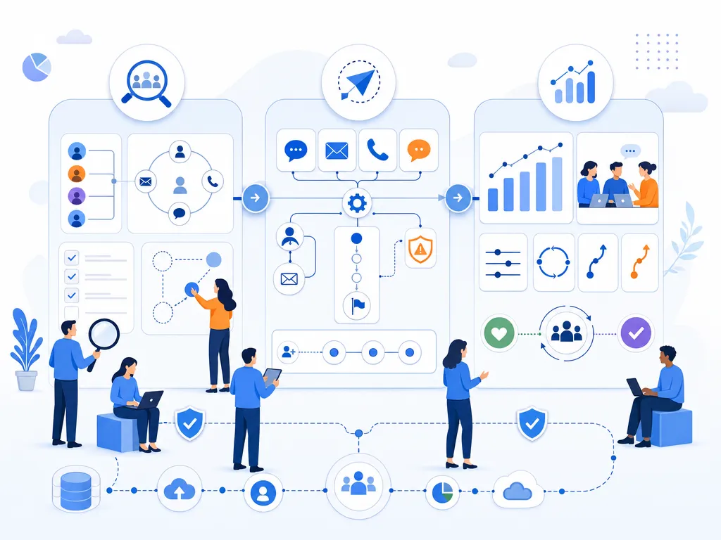 Simple 30/60/90-day customer engagement plan answer common buyer questions with a concise visual summary illustration