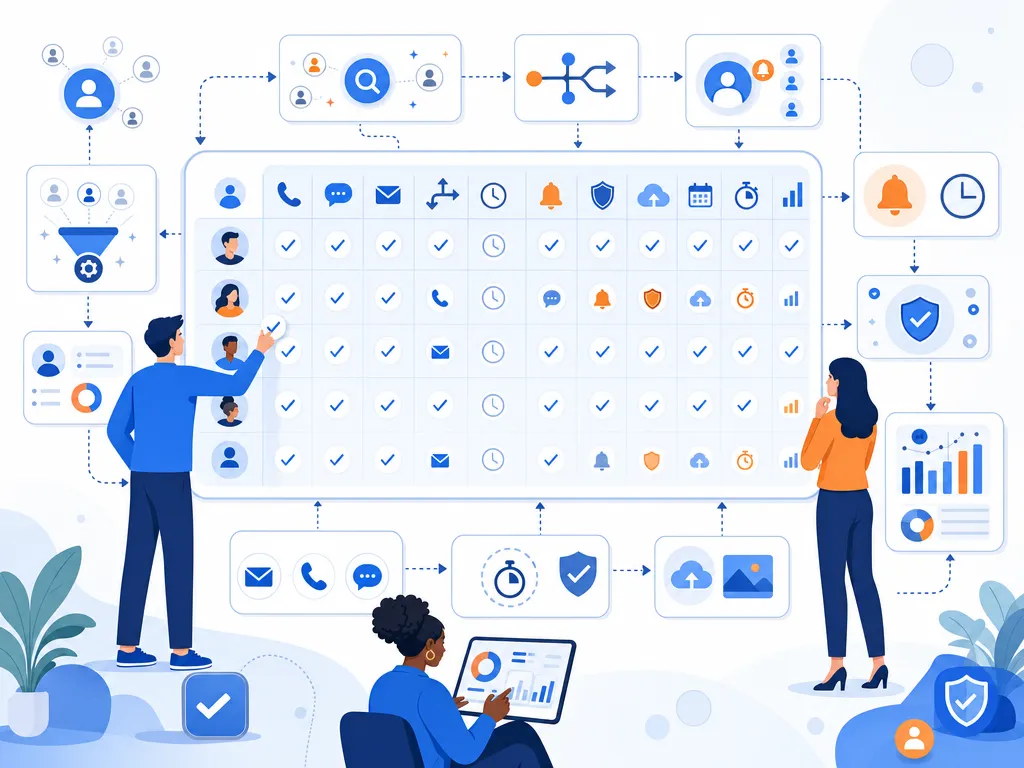 Lead response SLA checklist and workflow review matrix
