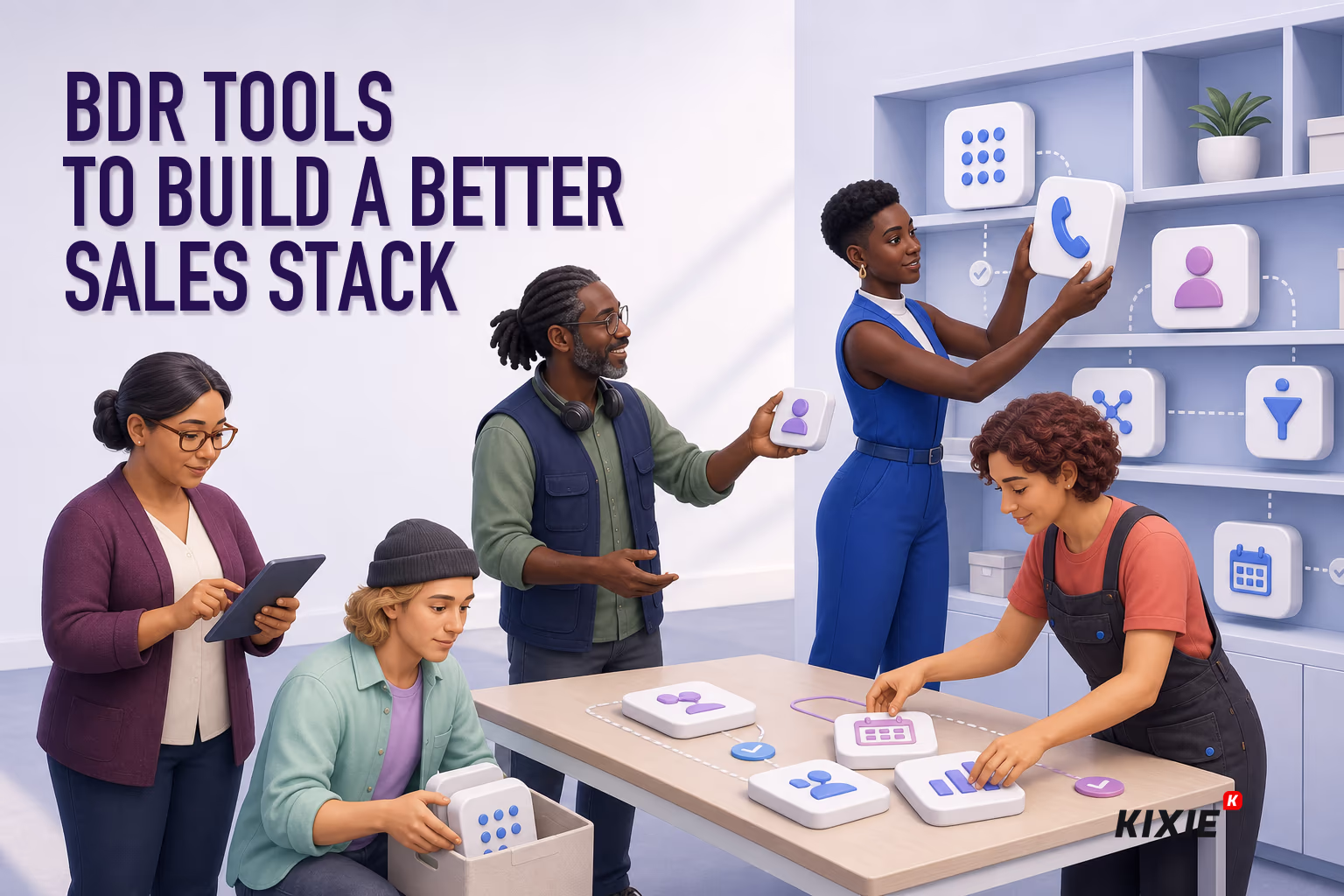 Illustration for BDR Tools to Build a Better Sales Stack
