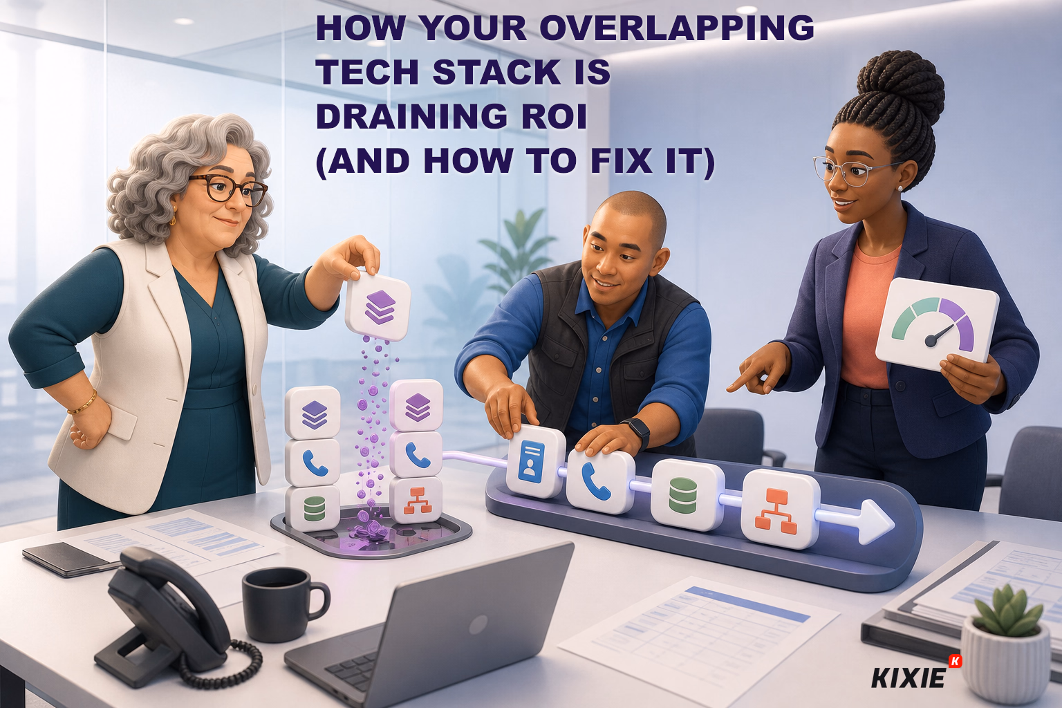 Branded header for How Your Overlapping Tech Stack is Draining ROI (And How to Fix It)