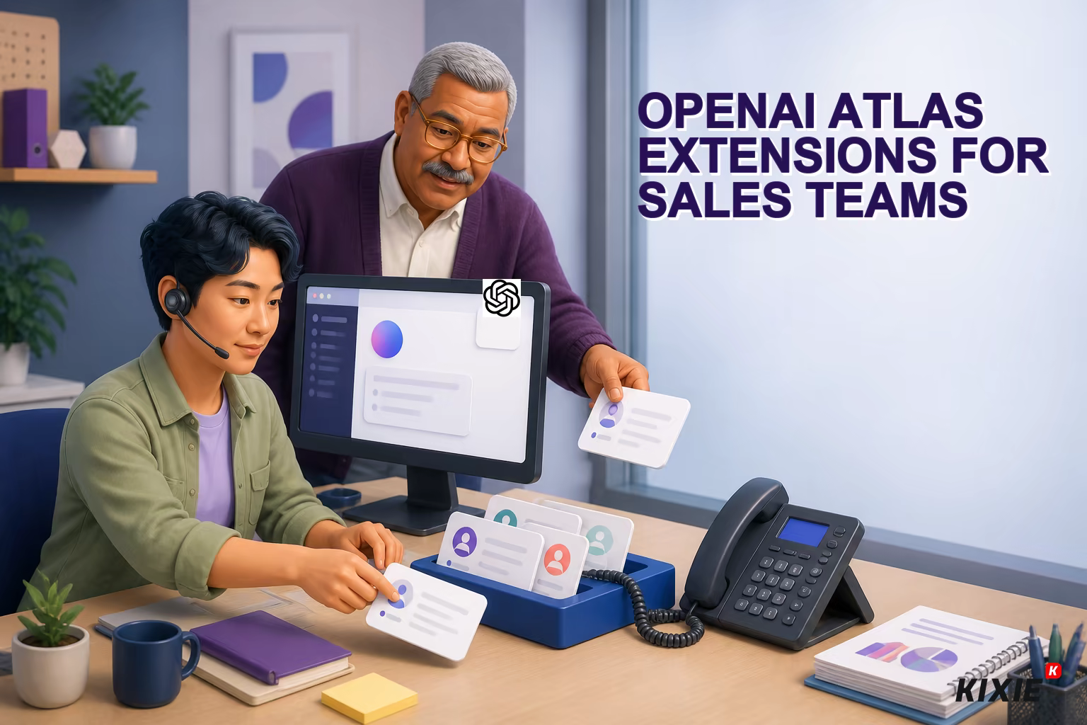 Illustration for OpenAI Atlas Extensions for Sales Teams
