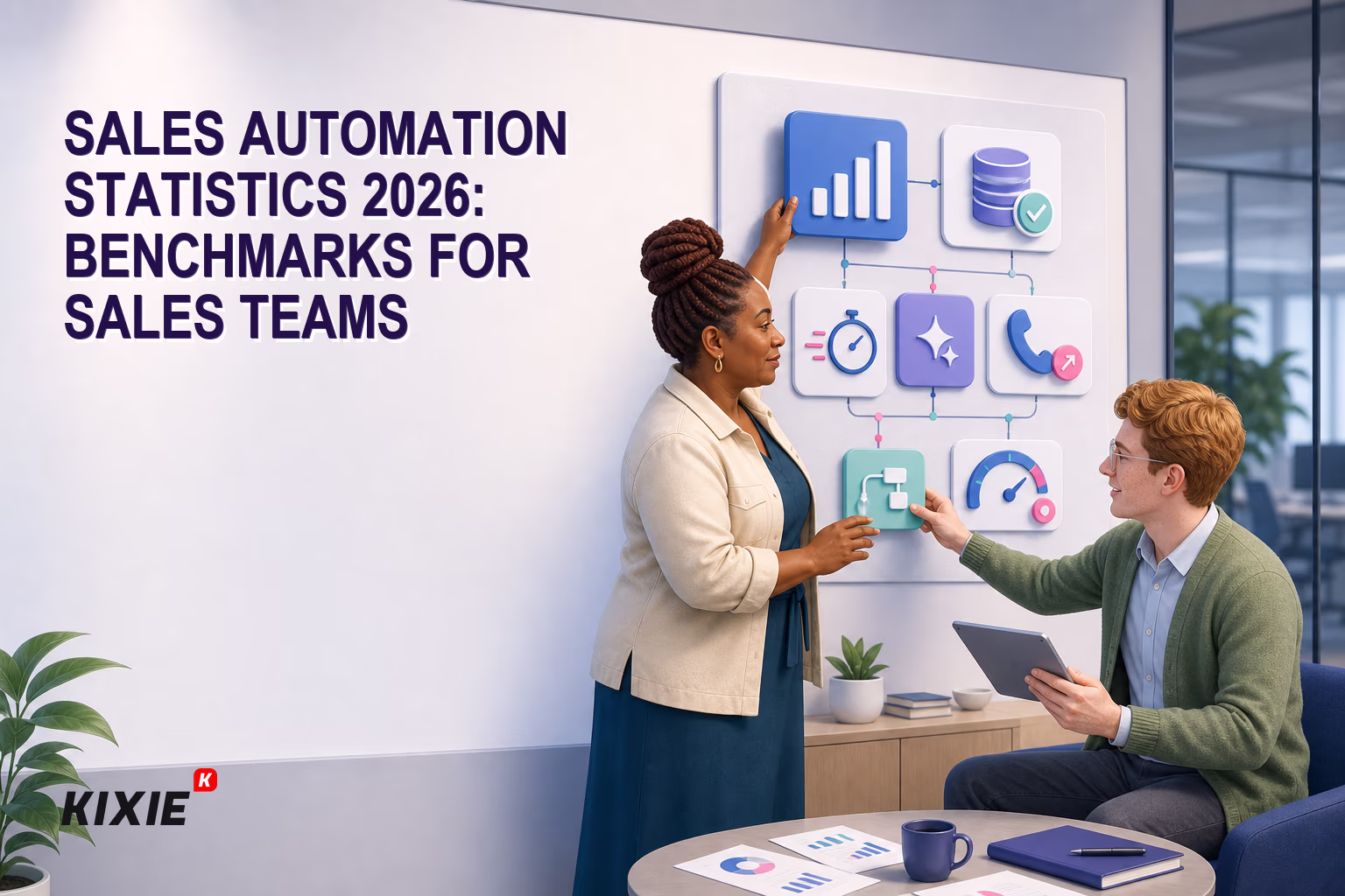 Illustration for Sales Automation Statistics 2026: Benchmarks for Sales Teams