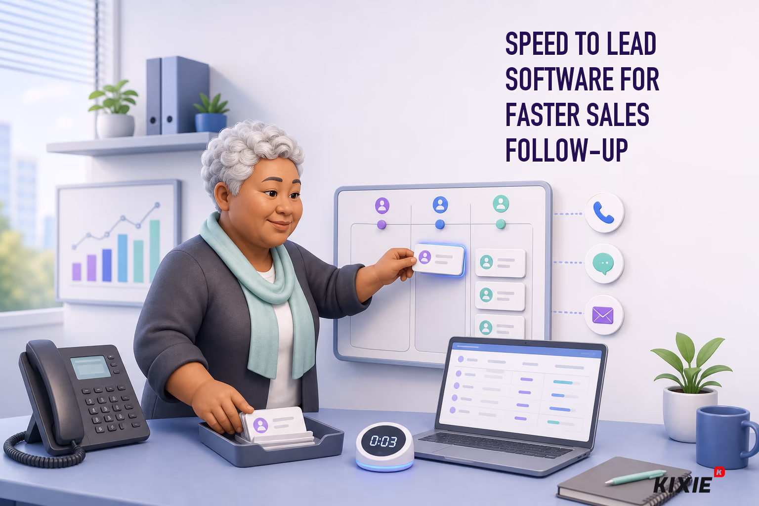 Illustration for Speed to Lead Software for Faster Sales Follow-Up